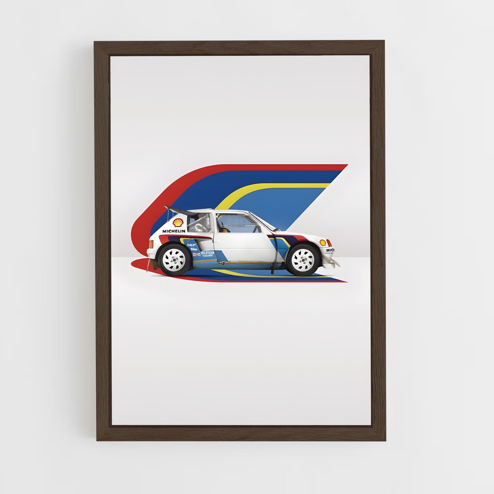 ap-205 rallye-3 cadre Bois foncé