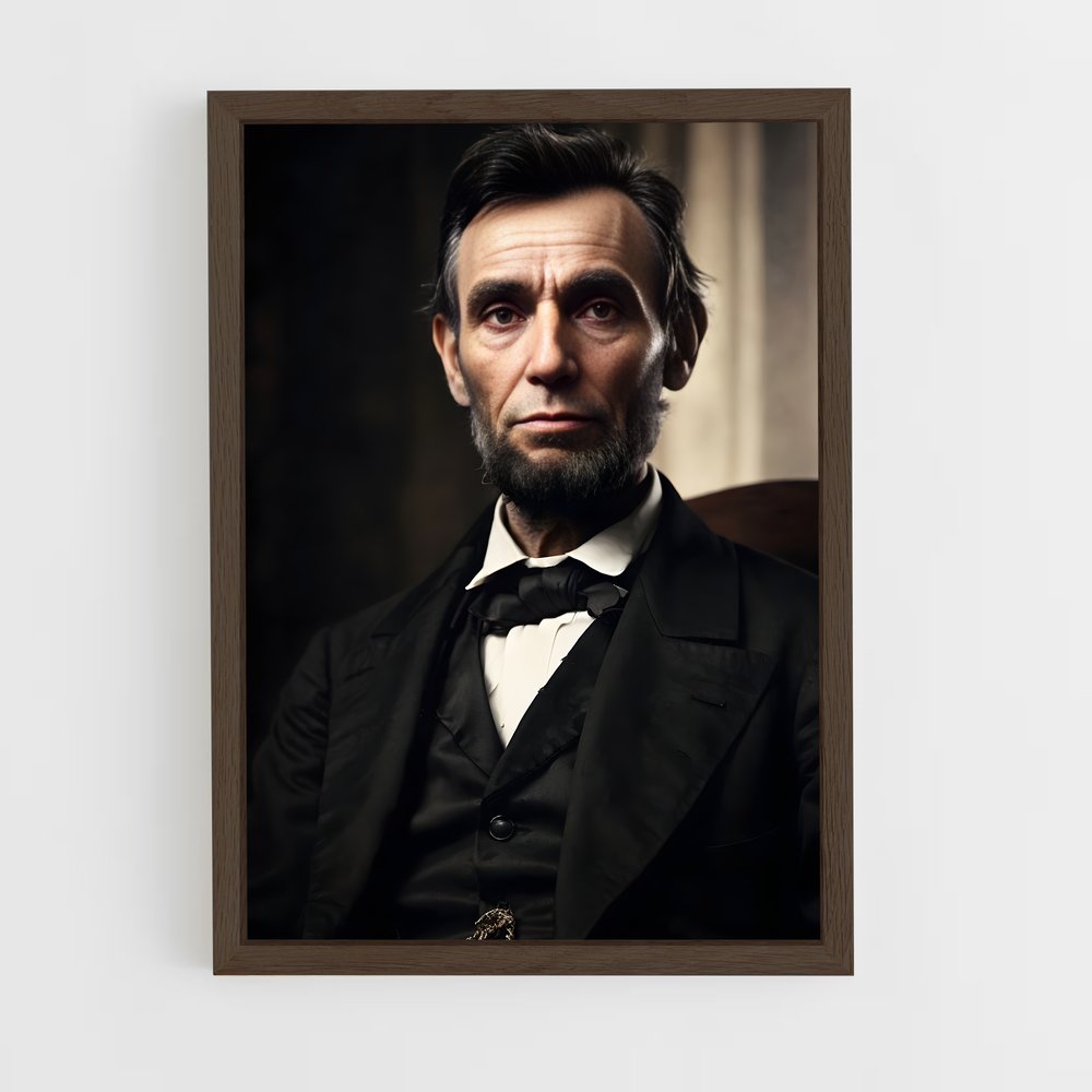ap-abraham lincoln-2 cadre Bois foncé