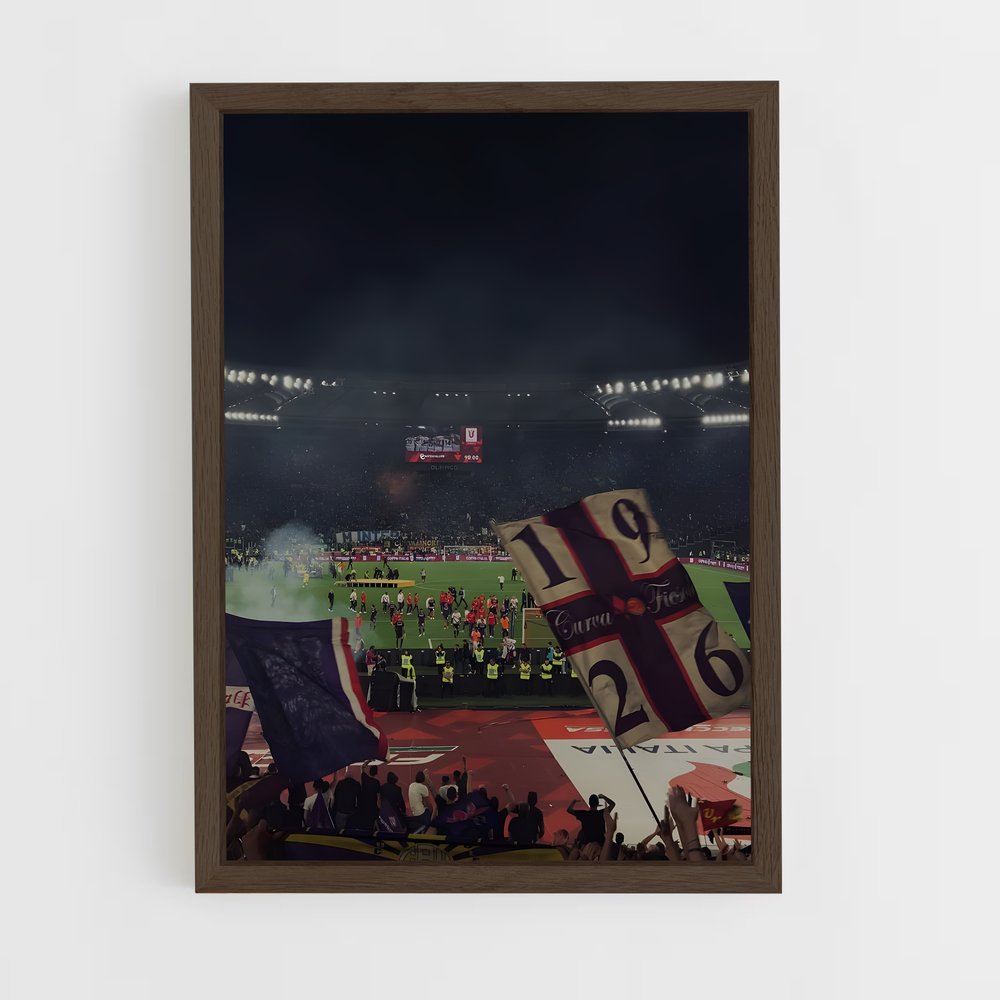 ap-acf fiorentina-7 cadre Bois foncé