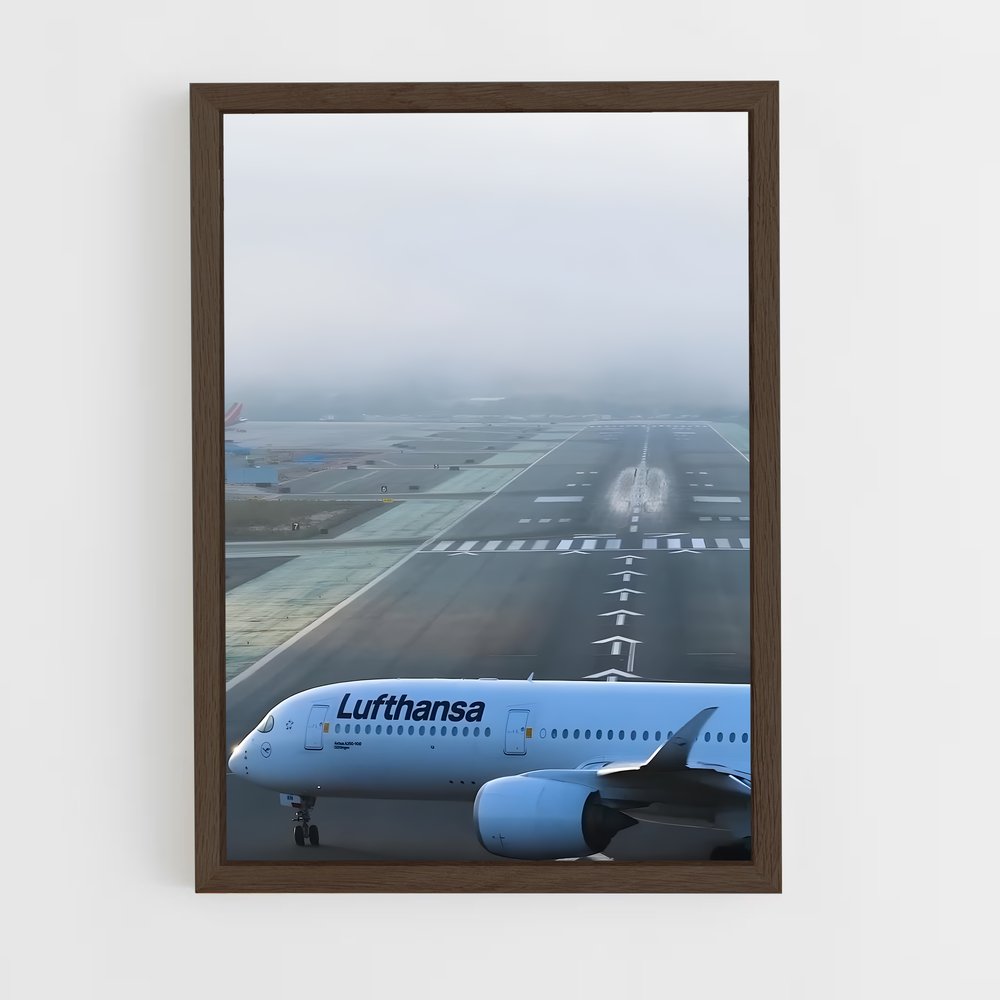 ap-airbus a350-5 cadre Bois foncé
