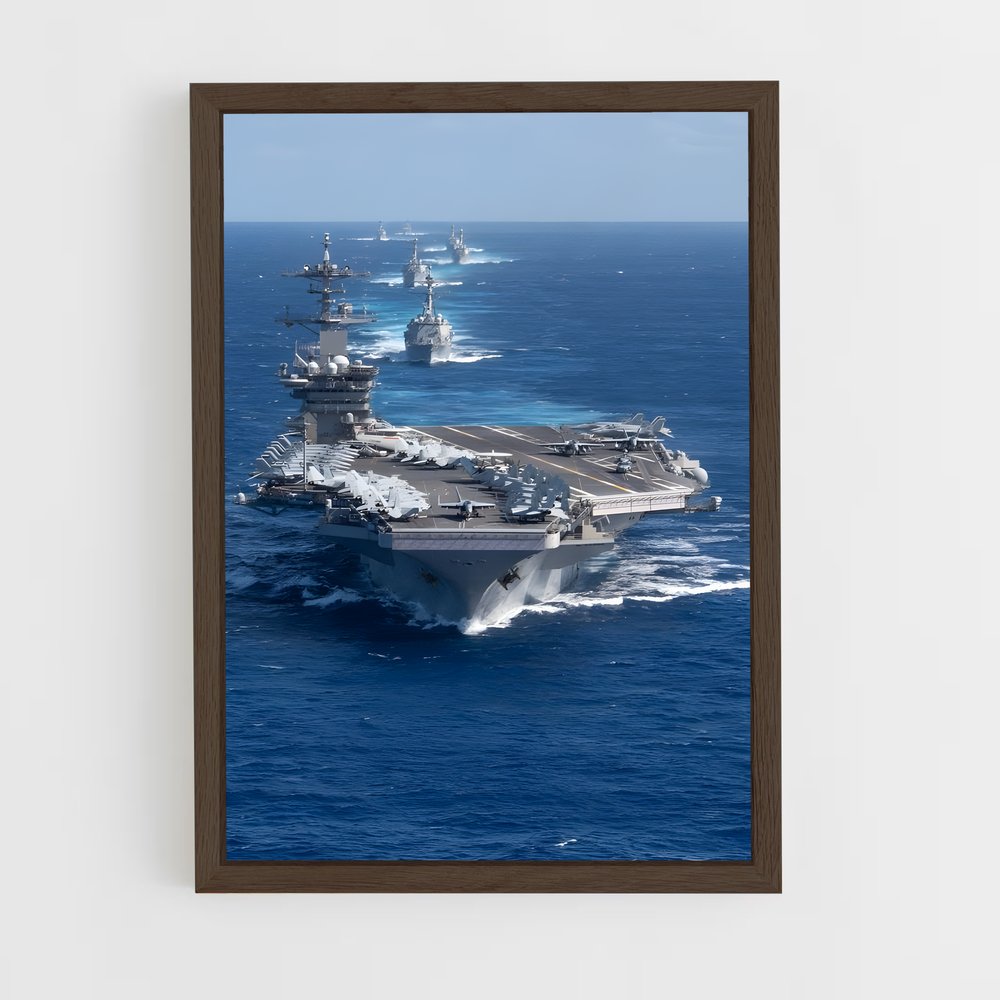 ap-aircraft carriers-2 cadre Bois foncé