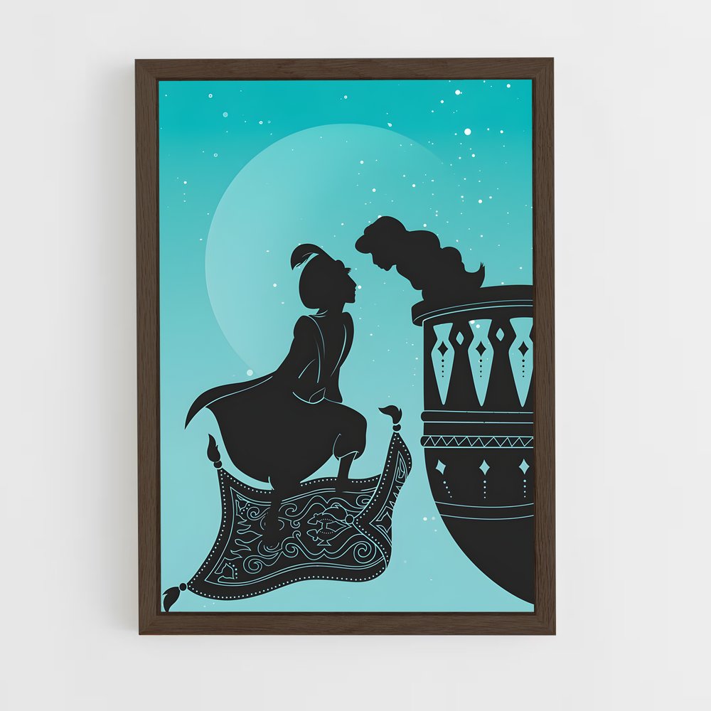ap-aladdin-10 cadre Bois foncé
