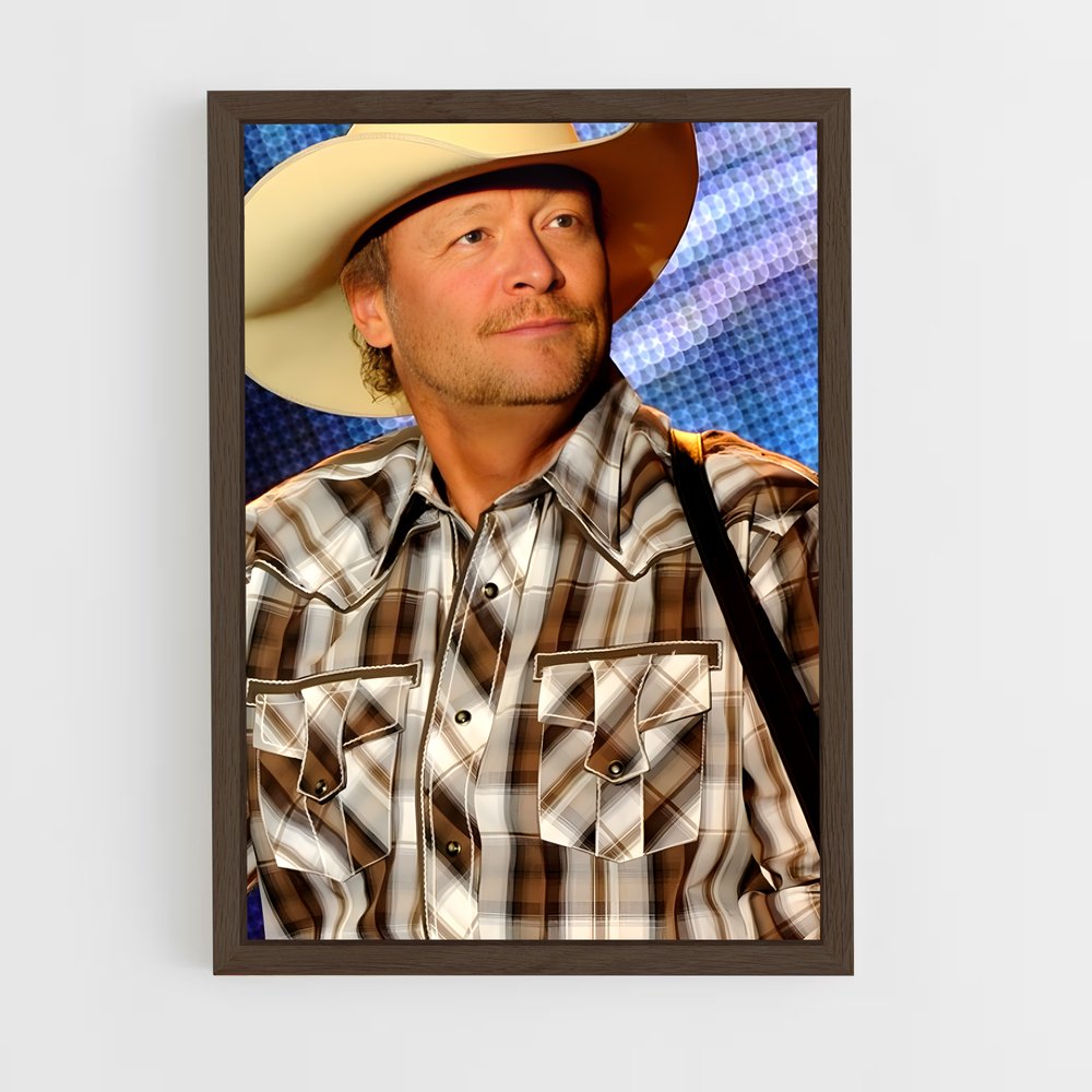 ap-alan jackson-3 cadre Bois foncé