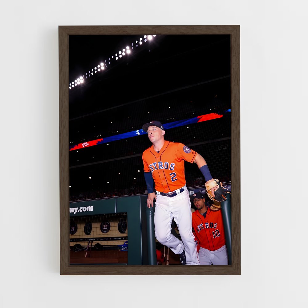 ap-alex bregman-4 cadre Bois foncé