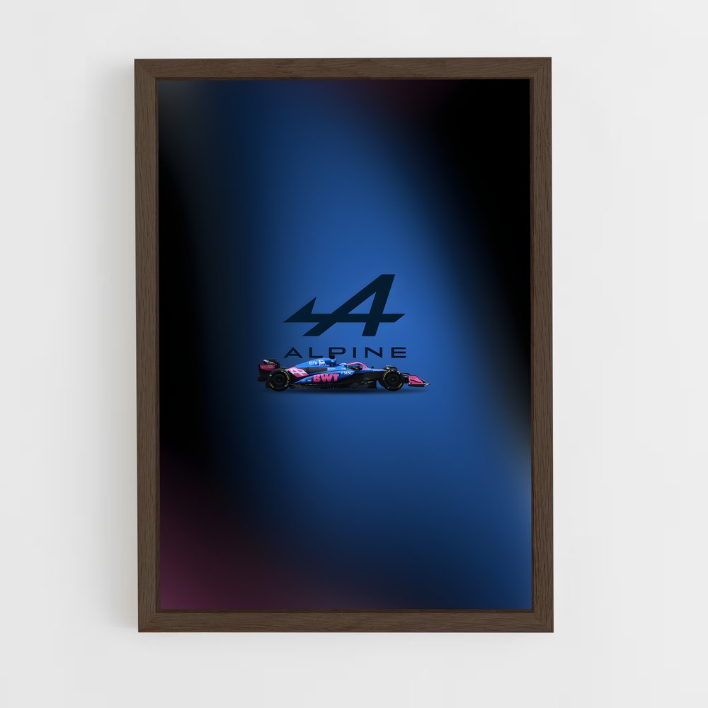 ap-alpine f1 team-7 cadre Bois foncé