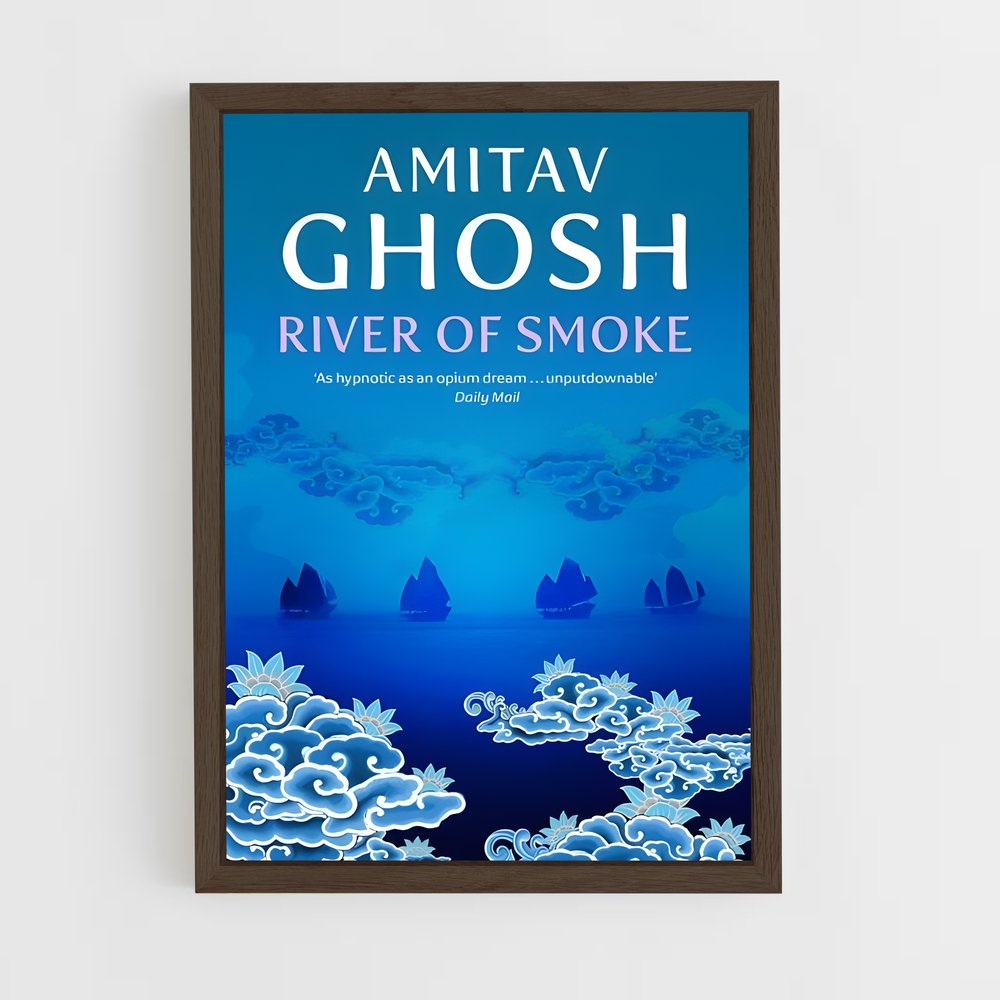 ap-amitav ghosh-8 cadre Bois foncé