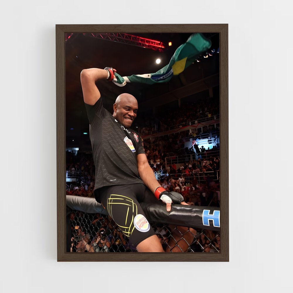 ap-anderson silva-7 cadre Bois foncé