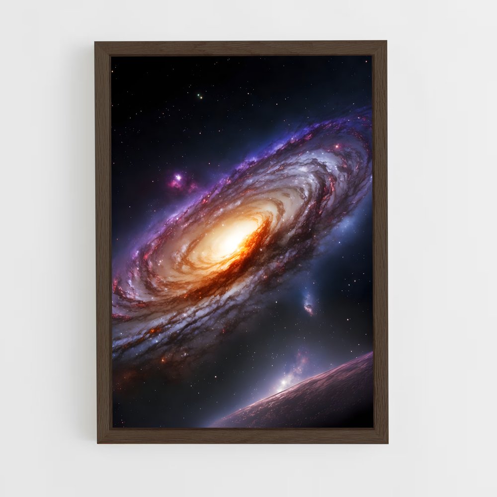 ap-andromeda galaxy-1 cadre Bois foncé
