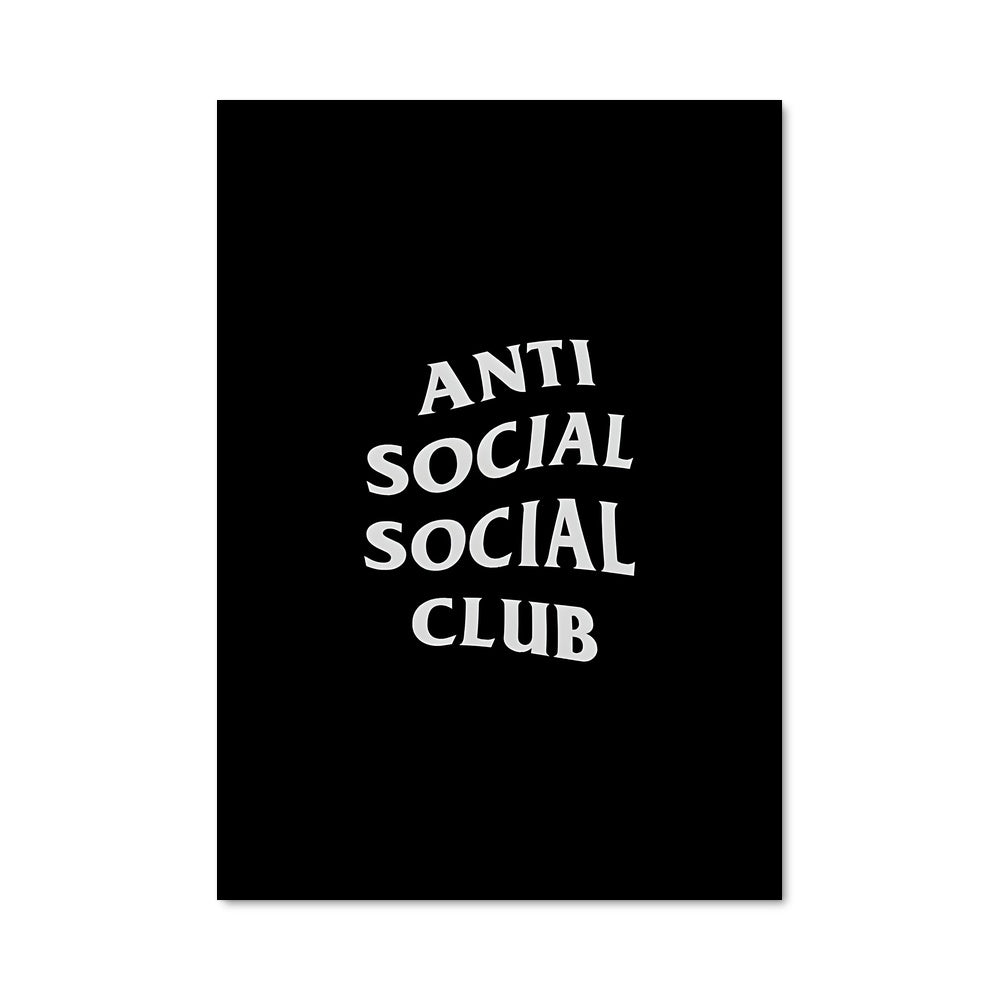 Poster Club Anti-Social