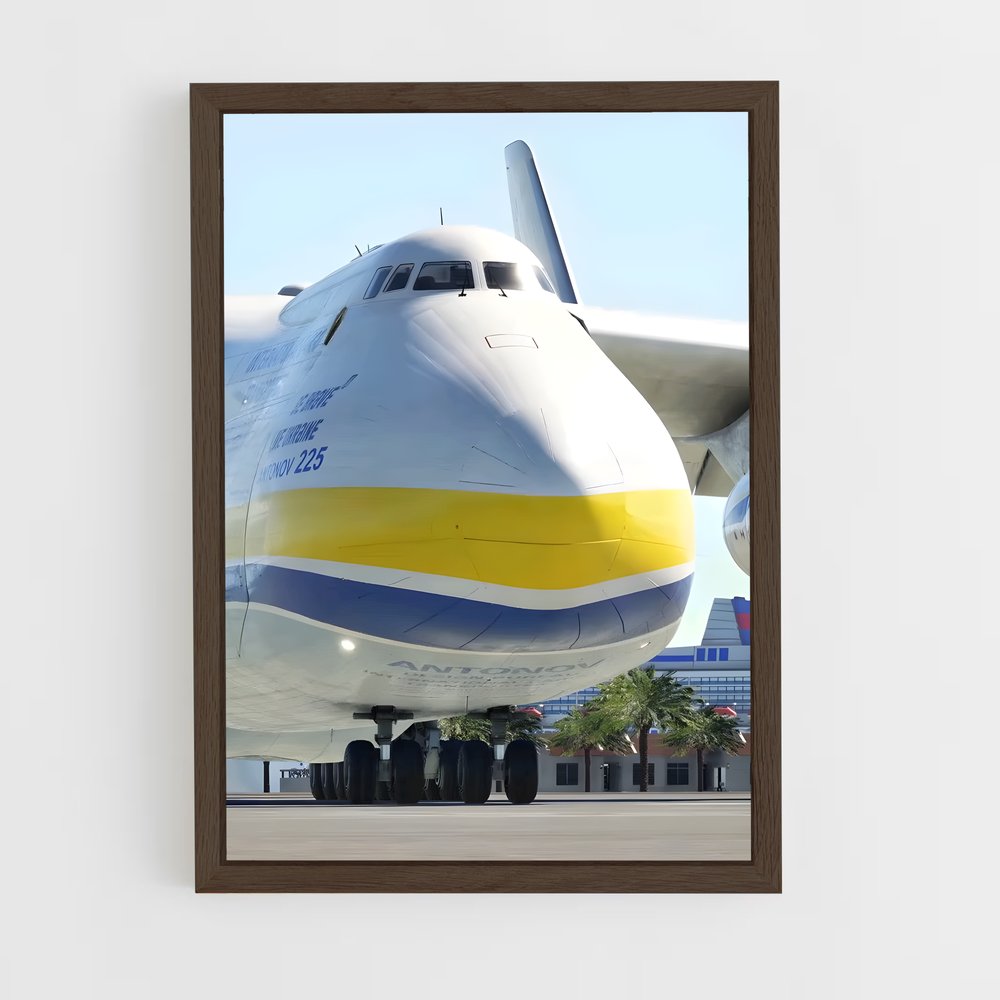 ap-antonov an-225 mriya-1 cadre Bois foncé