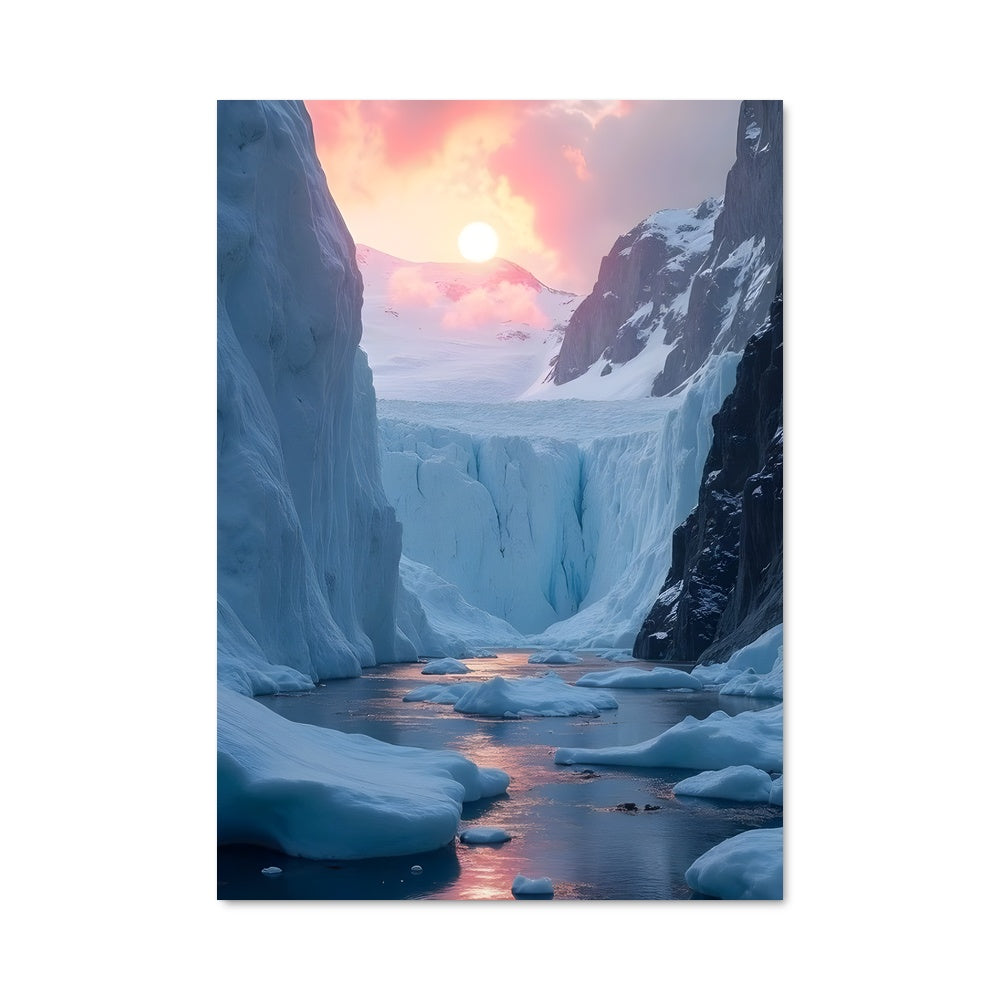 Poster Glaciers Mystiques