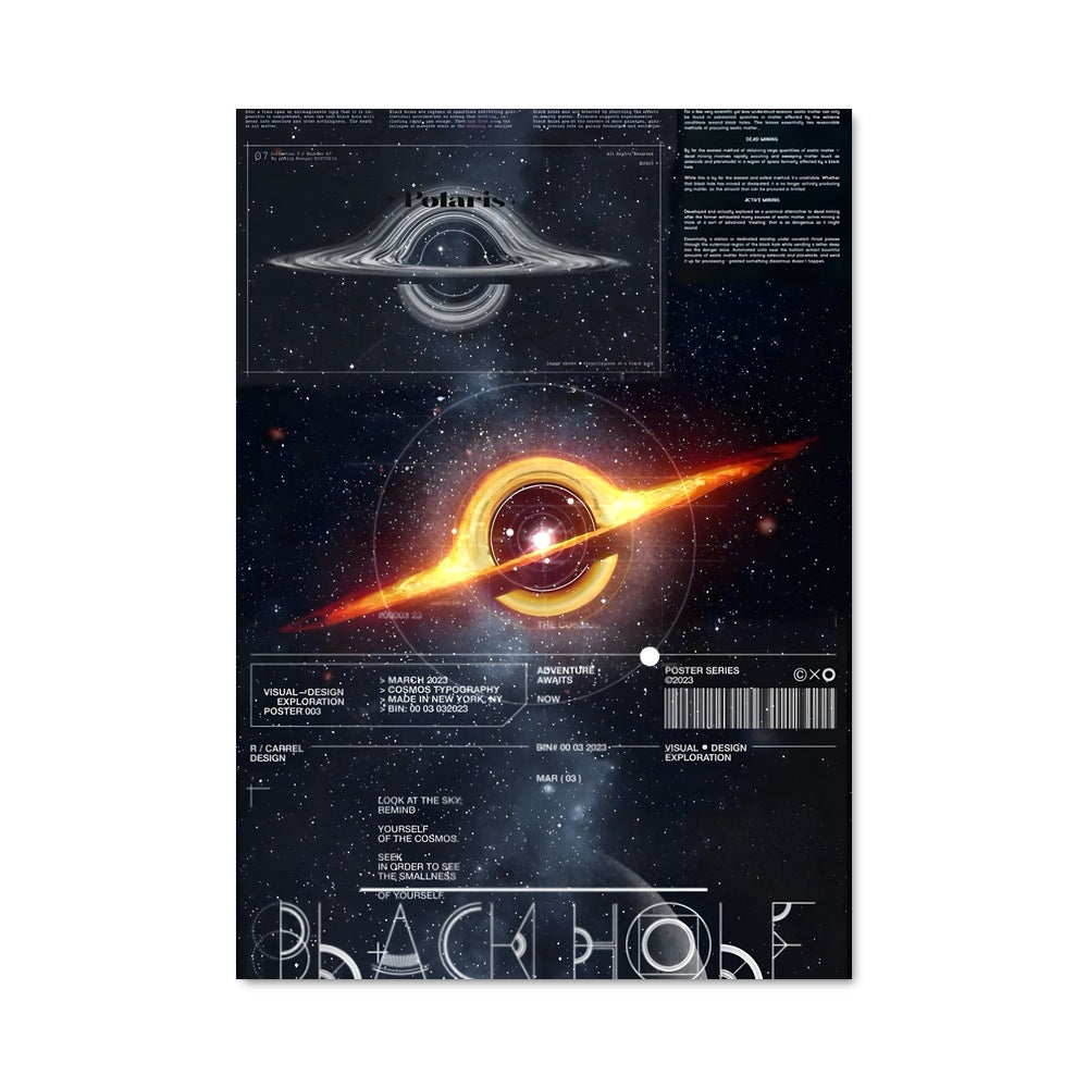 Poster Trou Noir