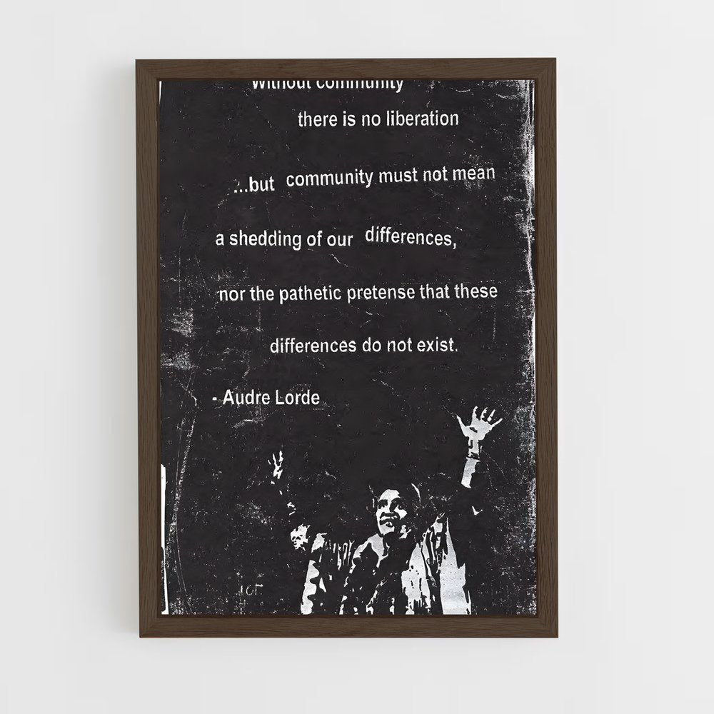 ap-audre lorde-2 cadre Bois foncé