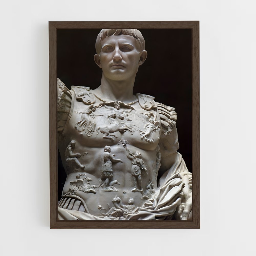 ap-augustus of prima porta-4 cadre Bois foncé