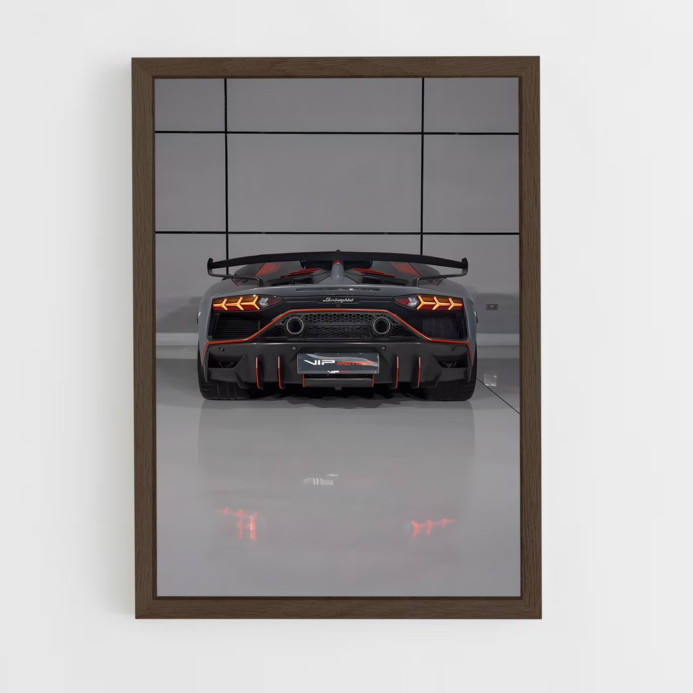 ap-aventador svj roadster-4 cadre Bois foncé