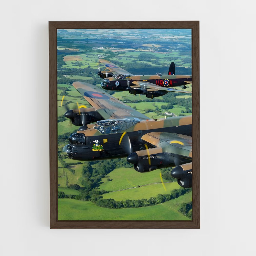 ap-avro lancaster-1 cadre Bois foncé