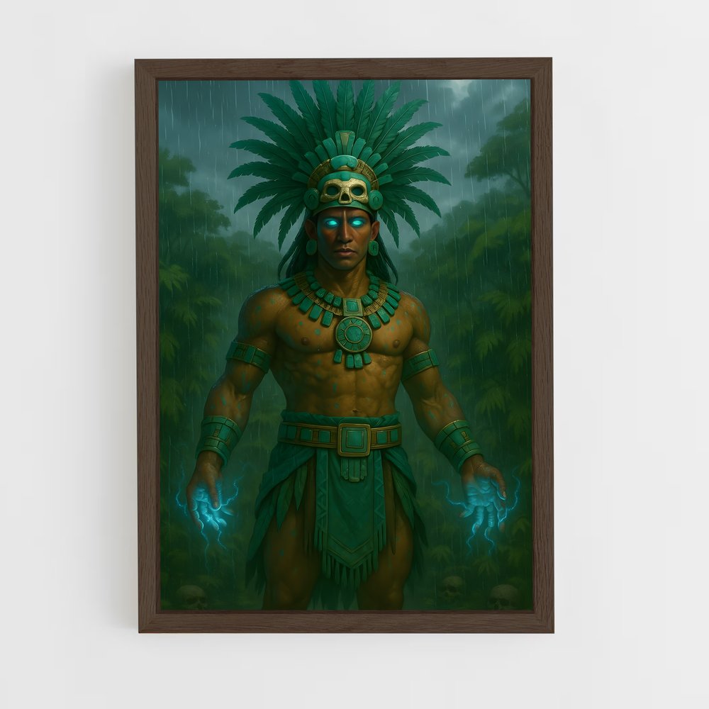 ap-aztec mythology-7 cadre Bois foncé