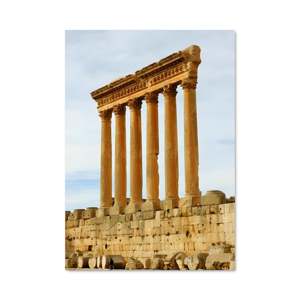 Poster Temples de Baalbek