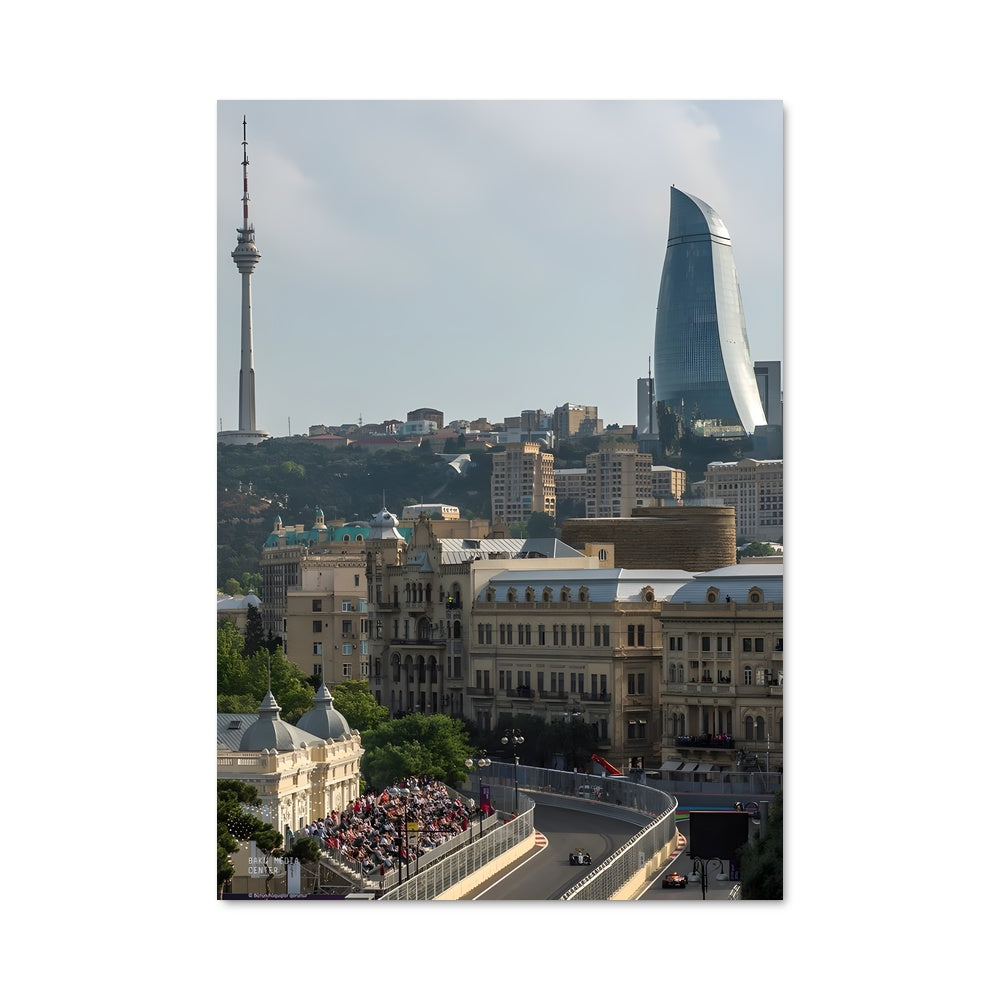 Poster Baku Skyline