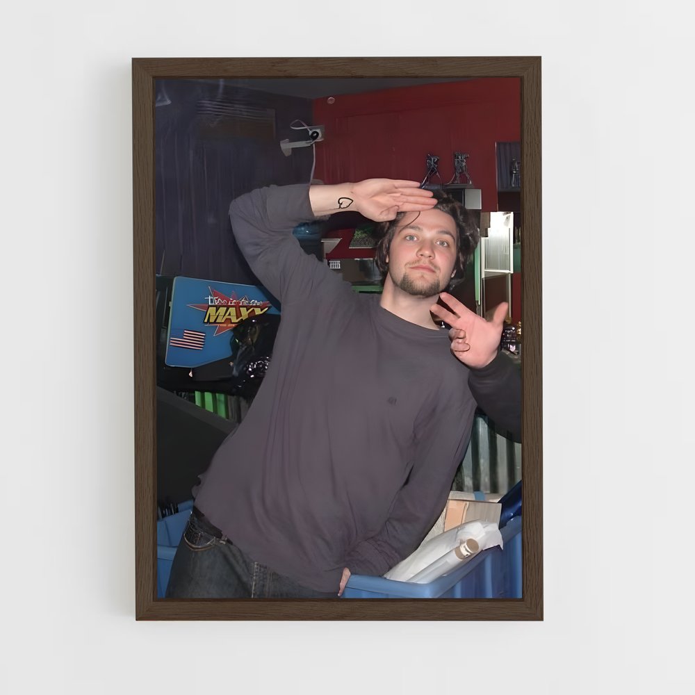 ap-bam margera-1 cadre Bois foncé