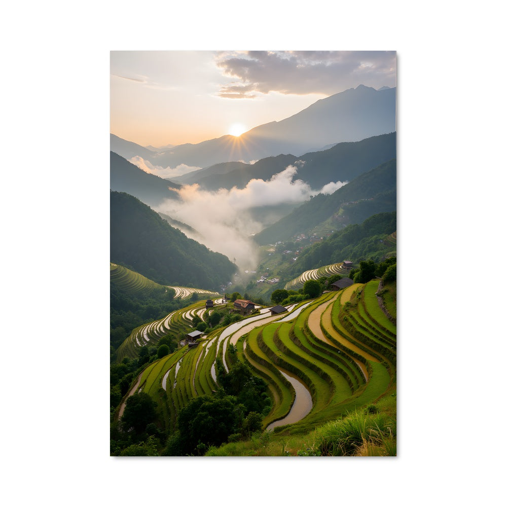 Poster Banaue rice terraces 88993