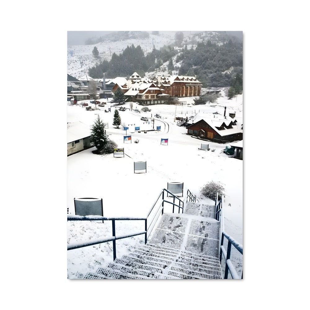 Poster Neige à St. Moritz