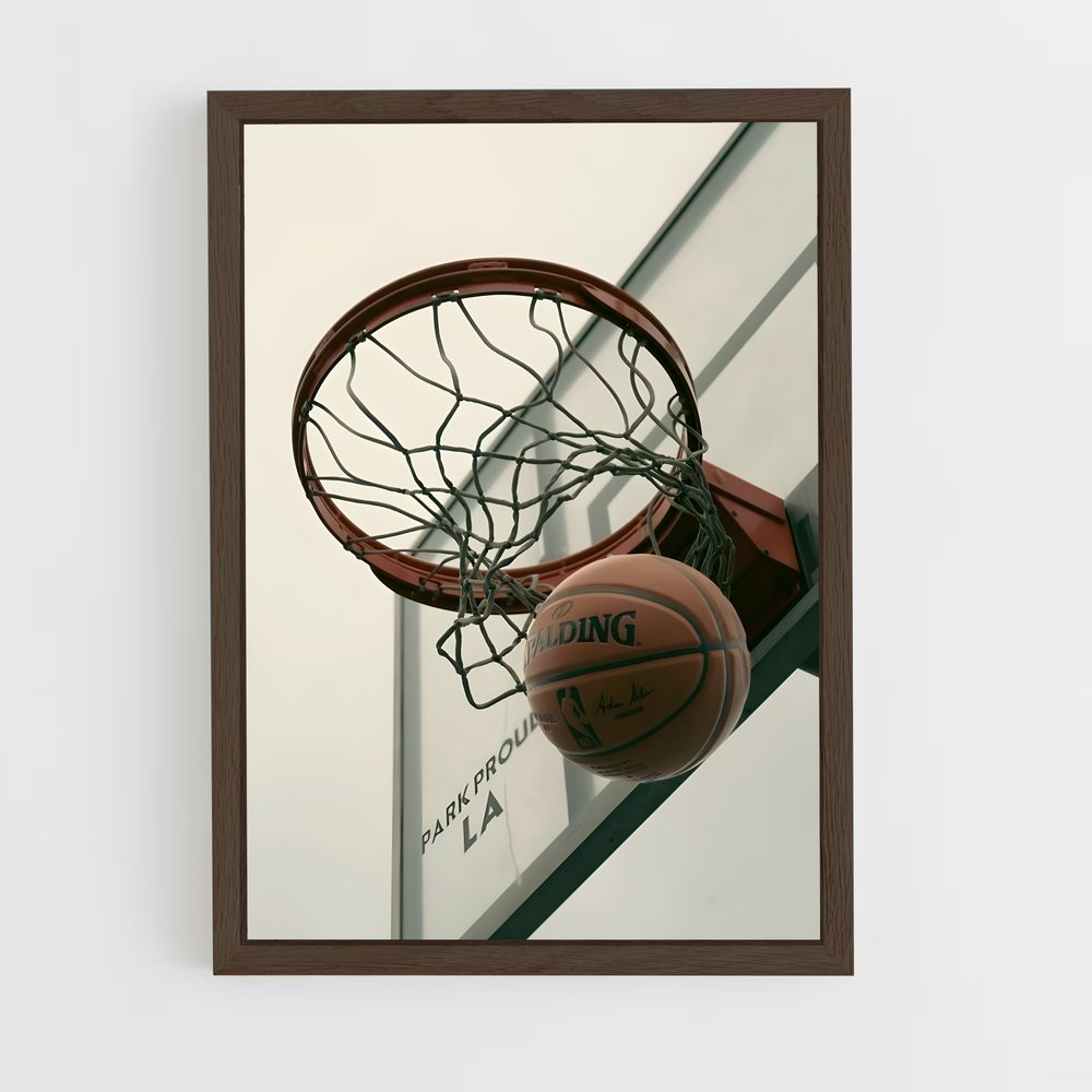 ap-basketball-1 cadre Bois foncé