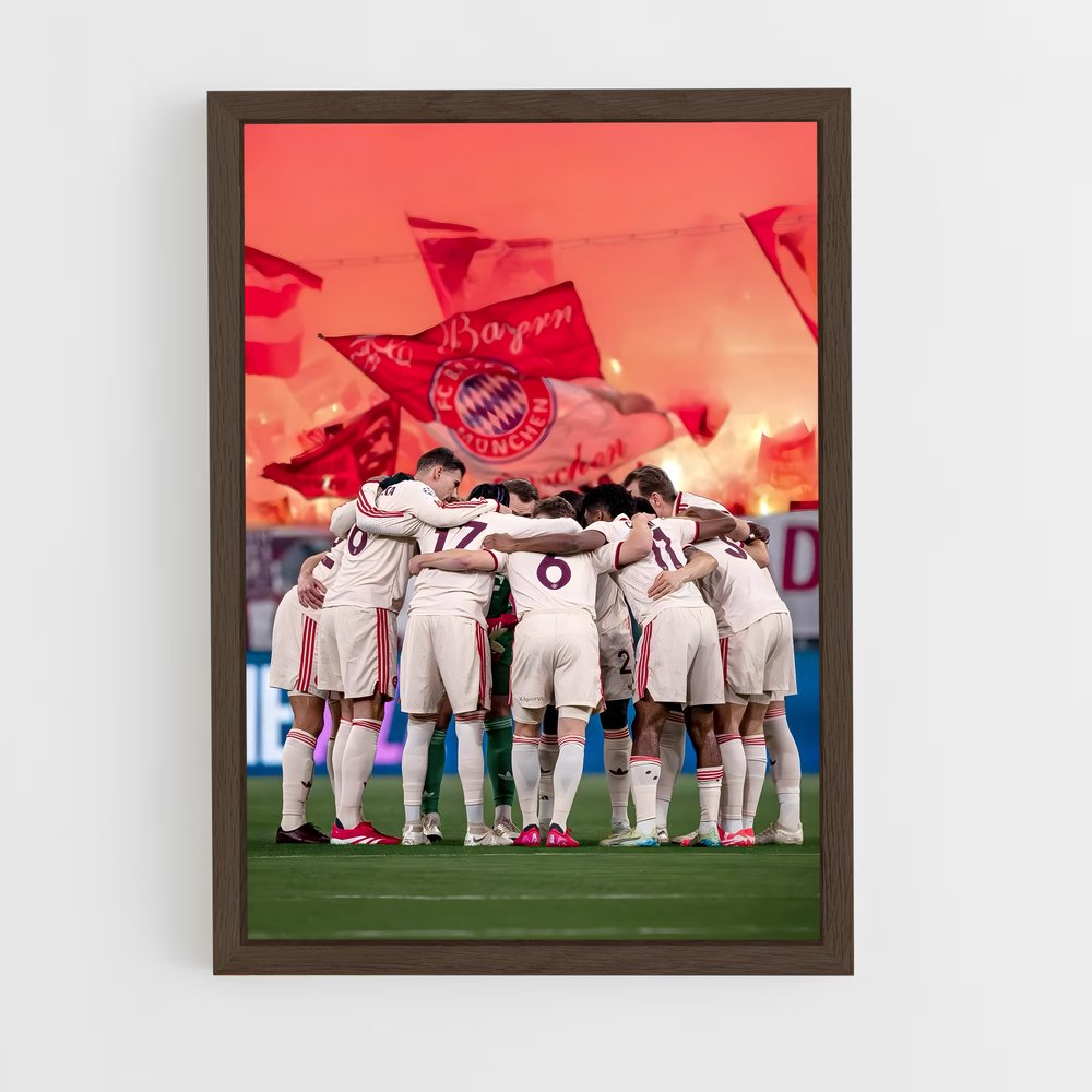 ap-bayern munich fc-8 cadre Bois foncé