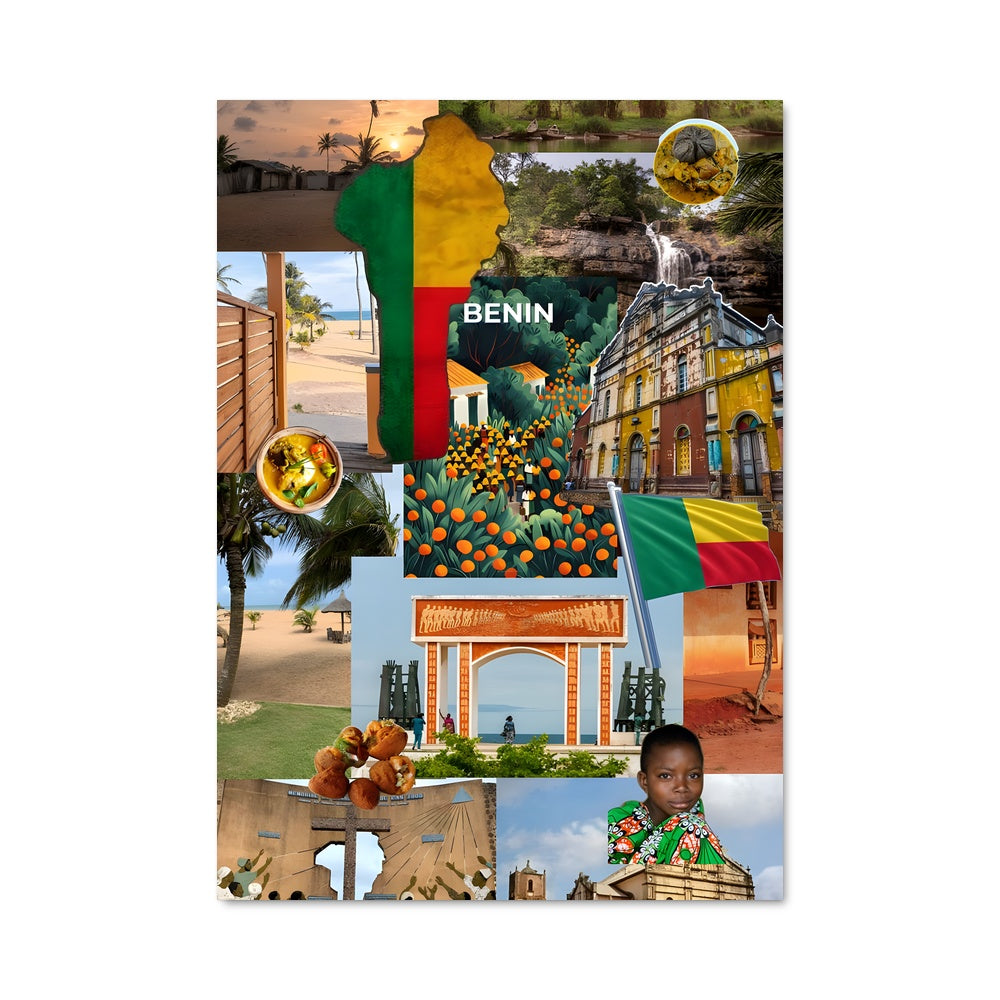 Poster Voyage aux Couleurs du Monde