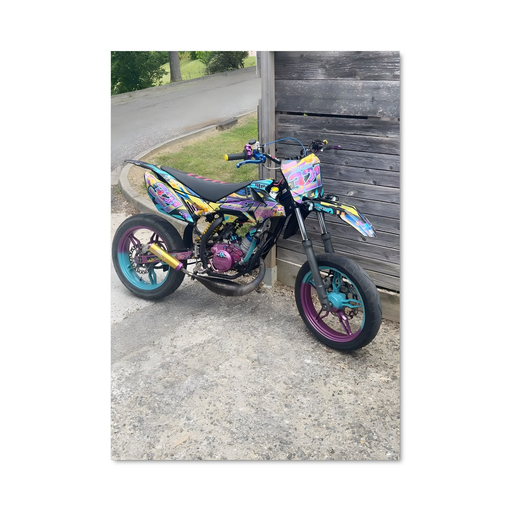 Poster Ride Colorée