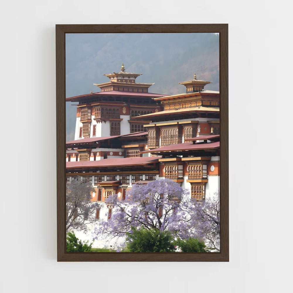 ap-bhutan-5 cadre Bois foncé
