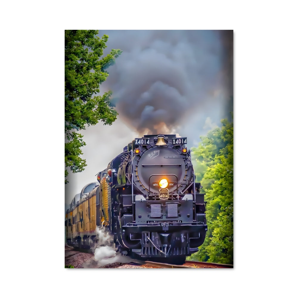 Poster Train dans les Bois