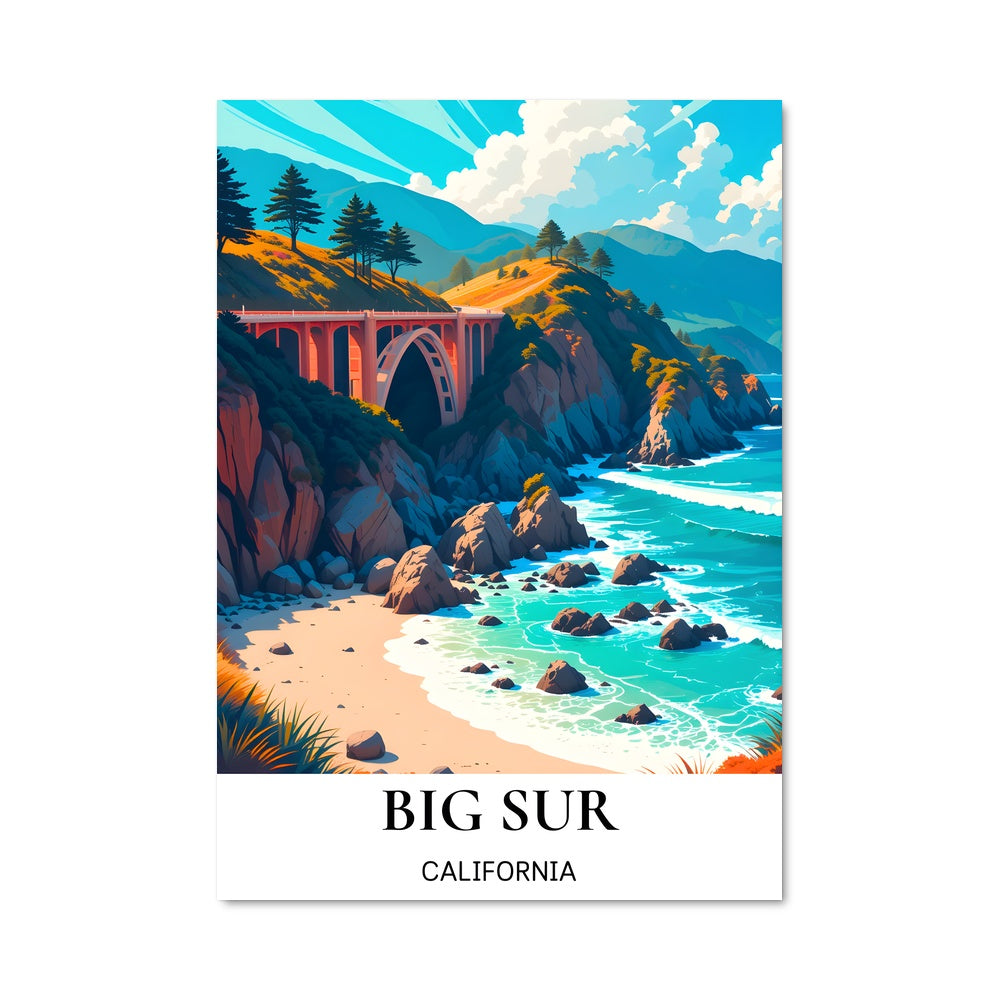 Poster Big Sur Paradise