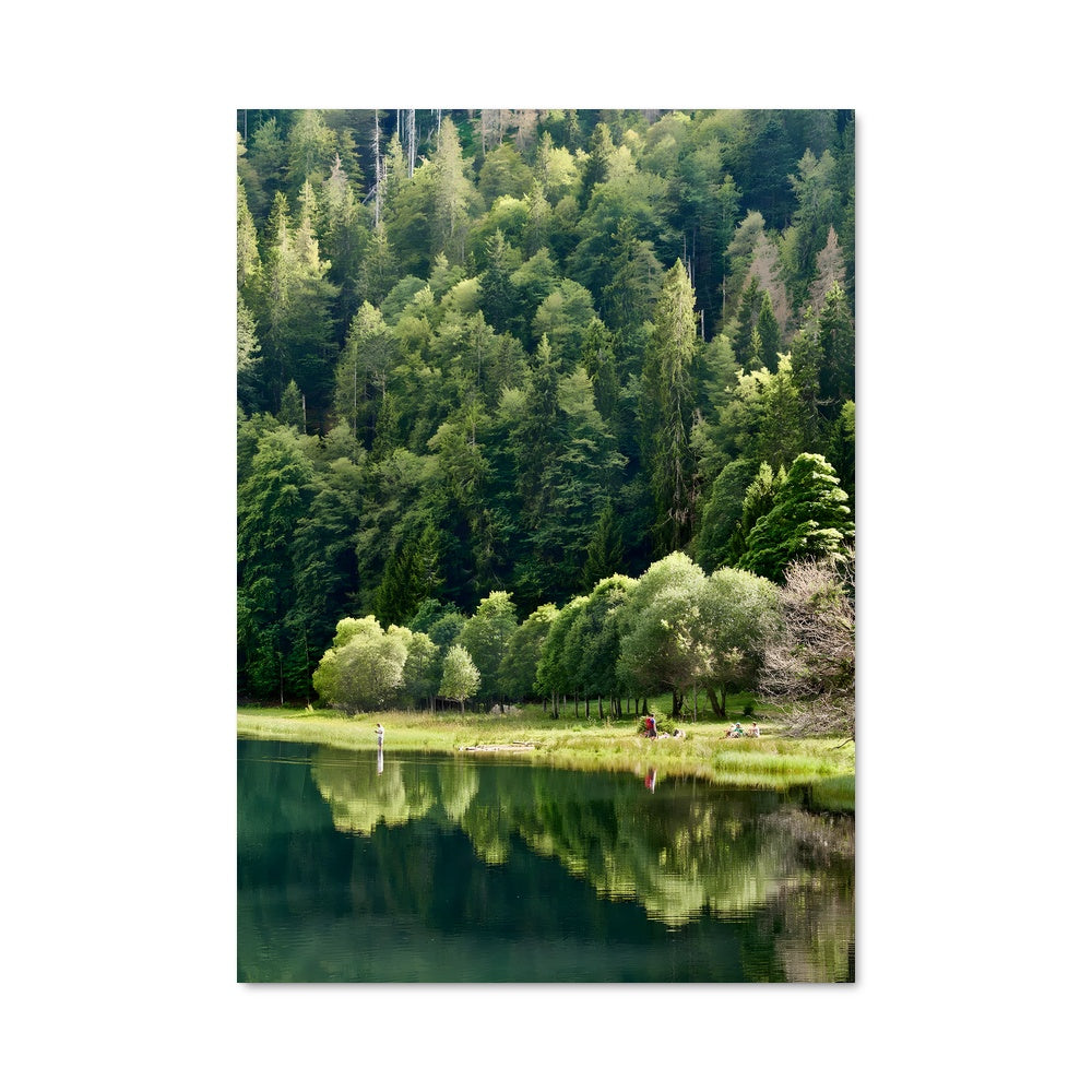 Poster Pêcheur du Bois Noir