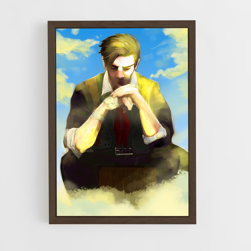 ap-booker dewitt-2 cadre Bois foncé
