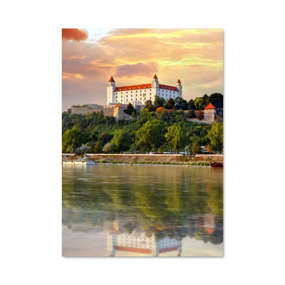 Poster Château au Crépuscule