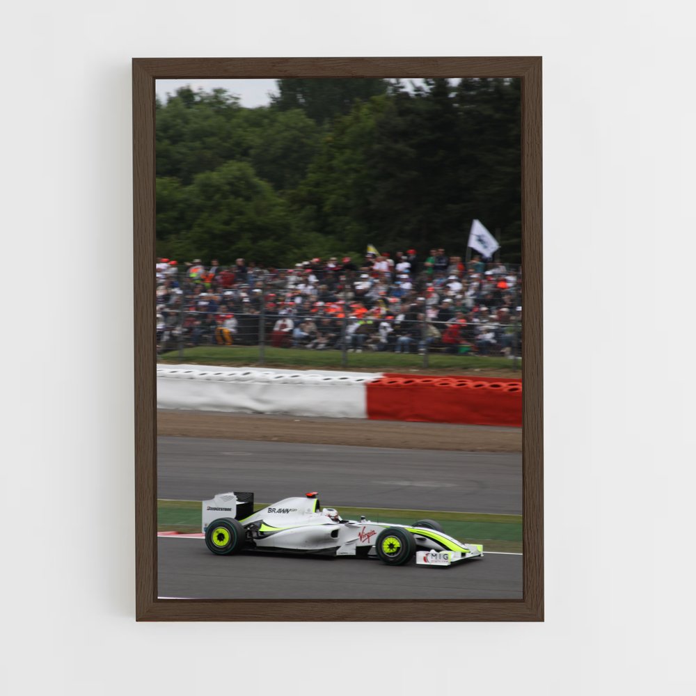 ap-brawn bgp 001-2 cadre Bois foncé