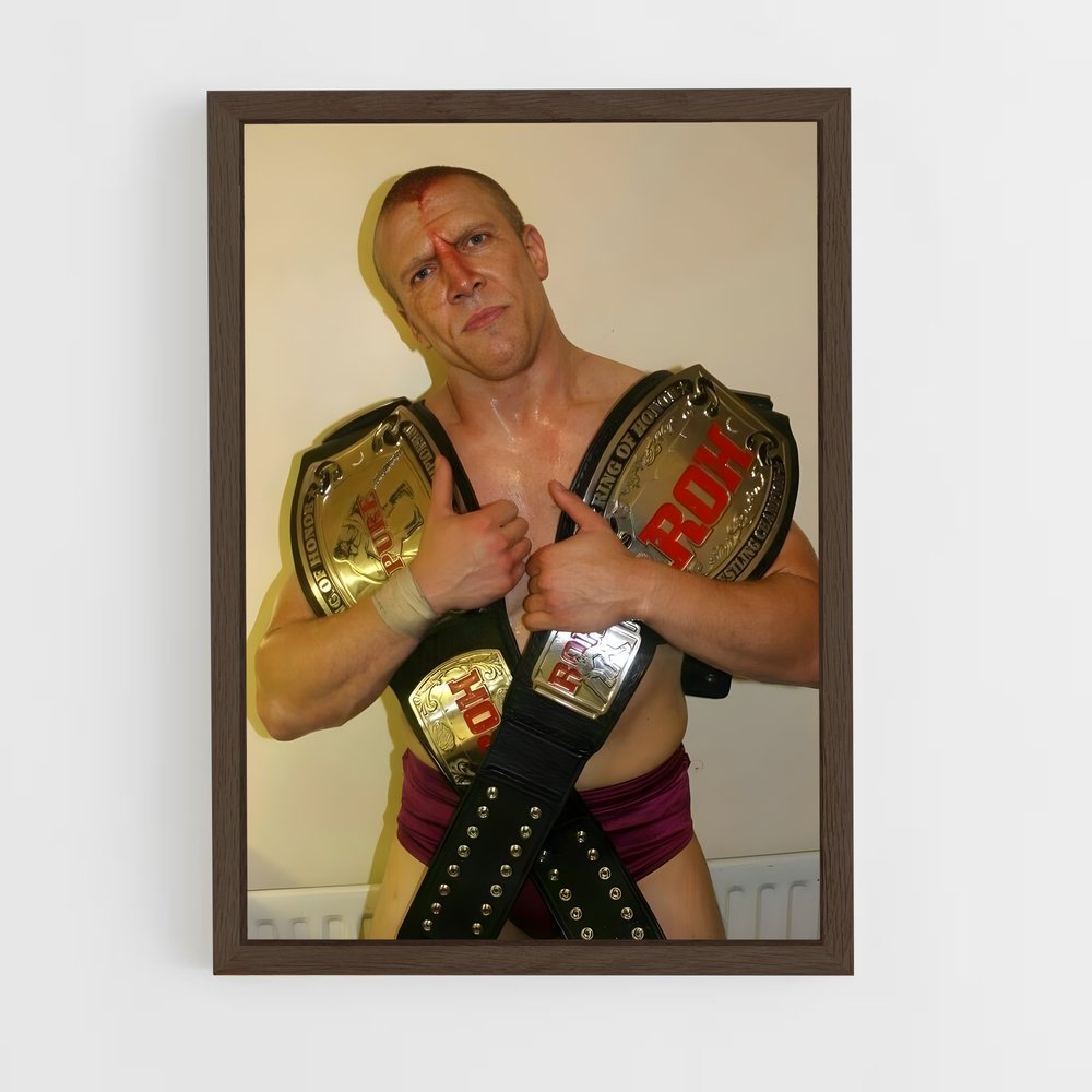ap-bryan danielson-1 cadre Bois foncé