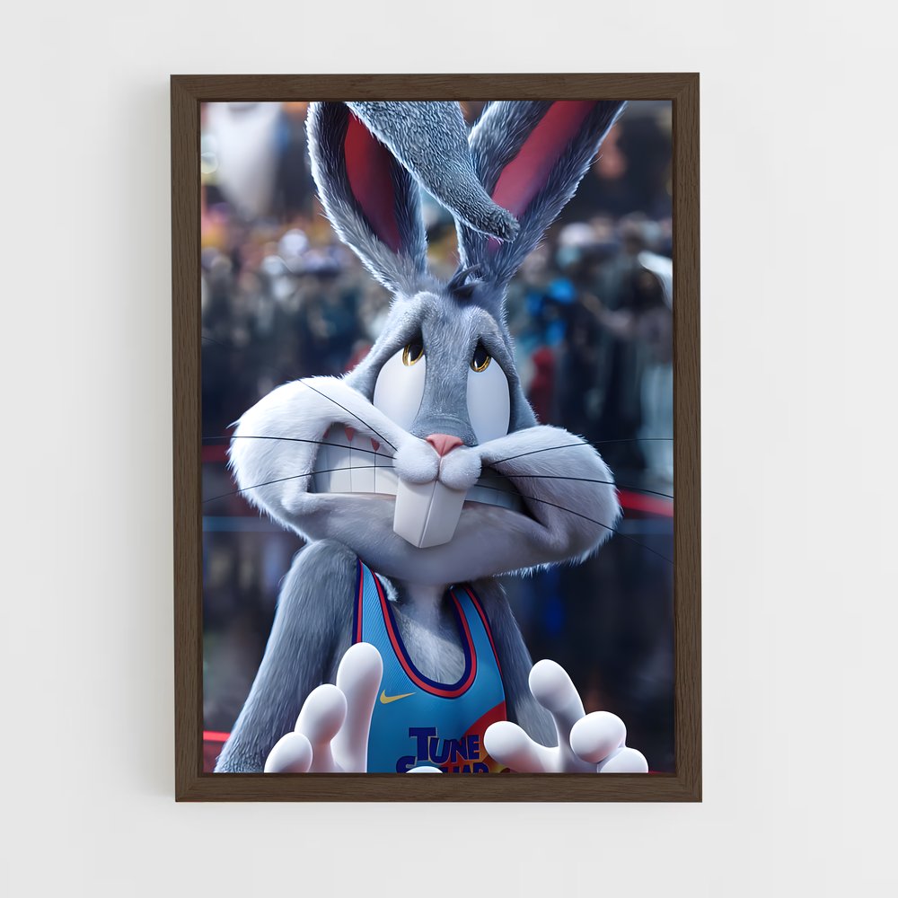 ap-bugs bunny-7 cadre Bois foncé