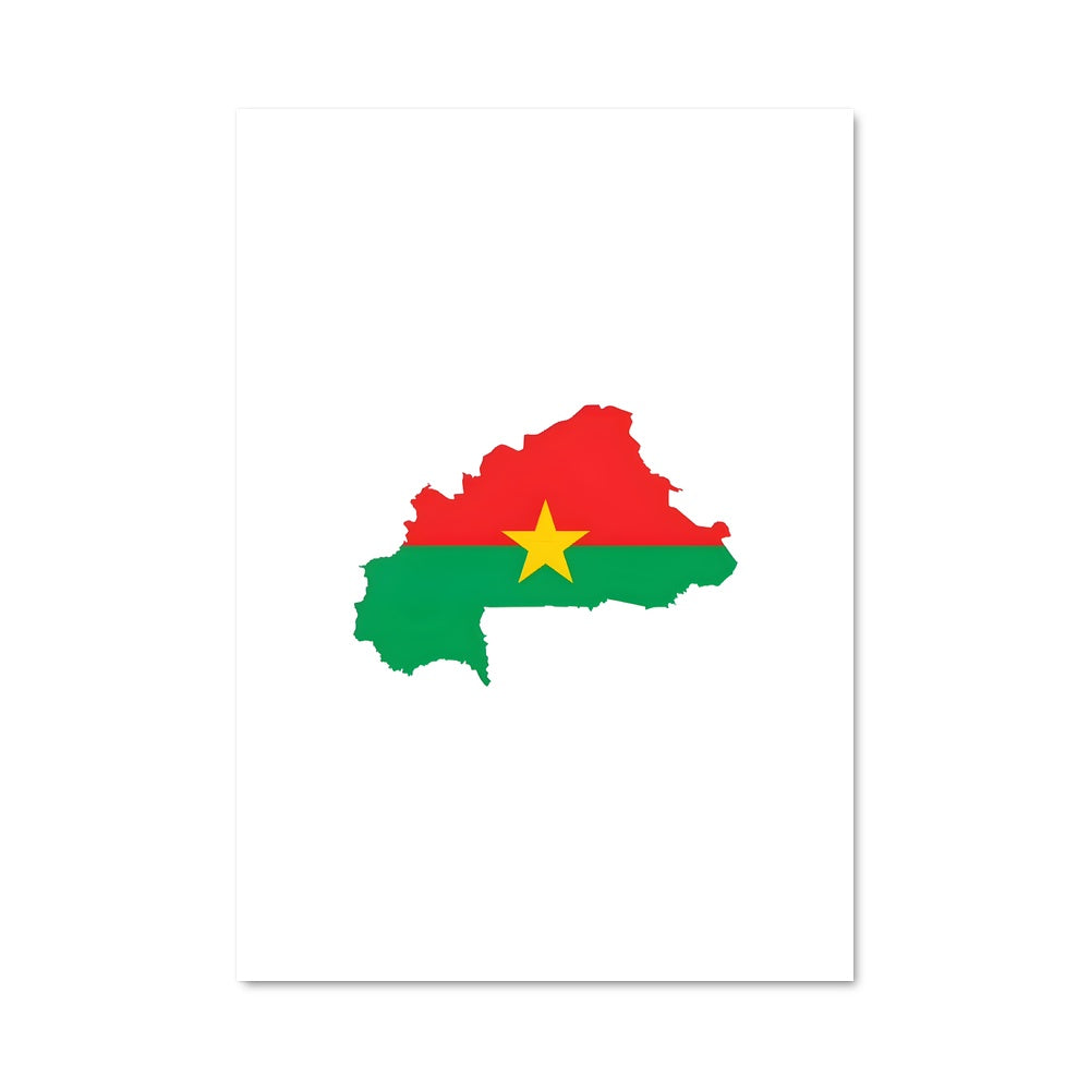 Poster Couleurs du Burkina