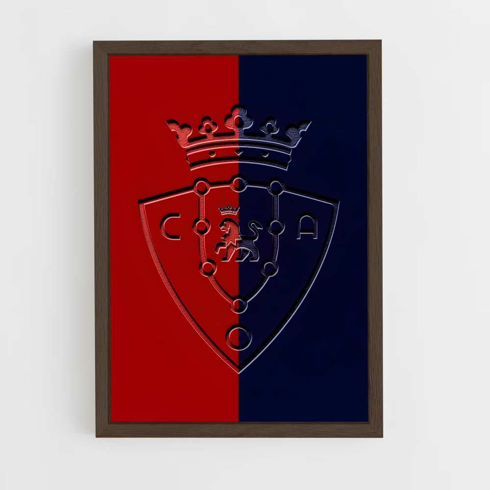 ap-ca osasuna-8 cadre Bois foncé