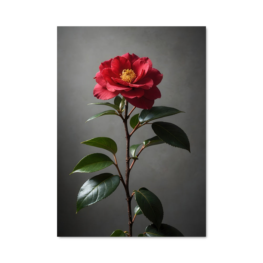 Poster Pétale Écarlate