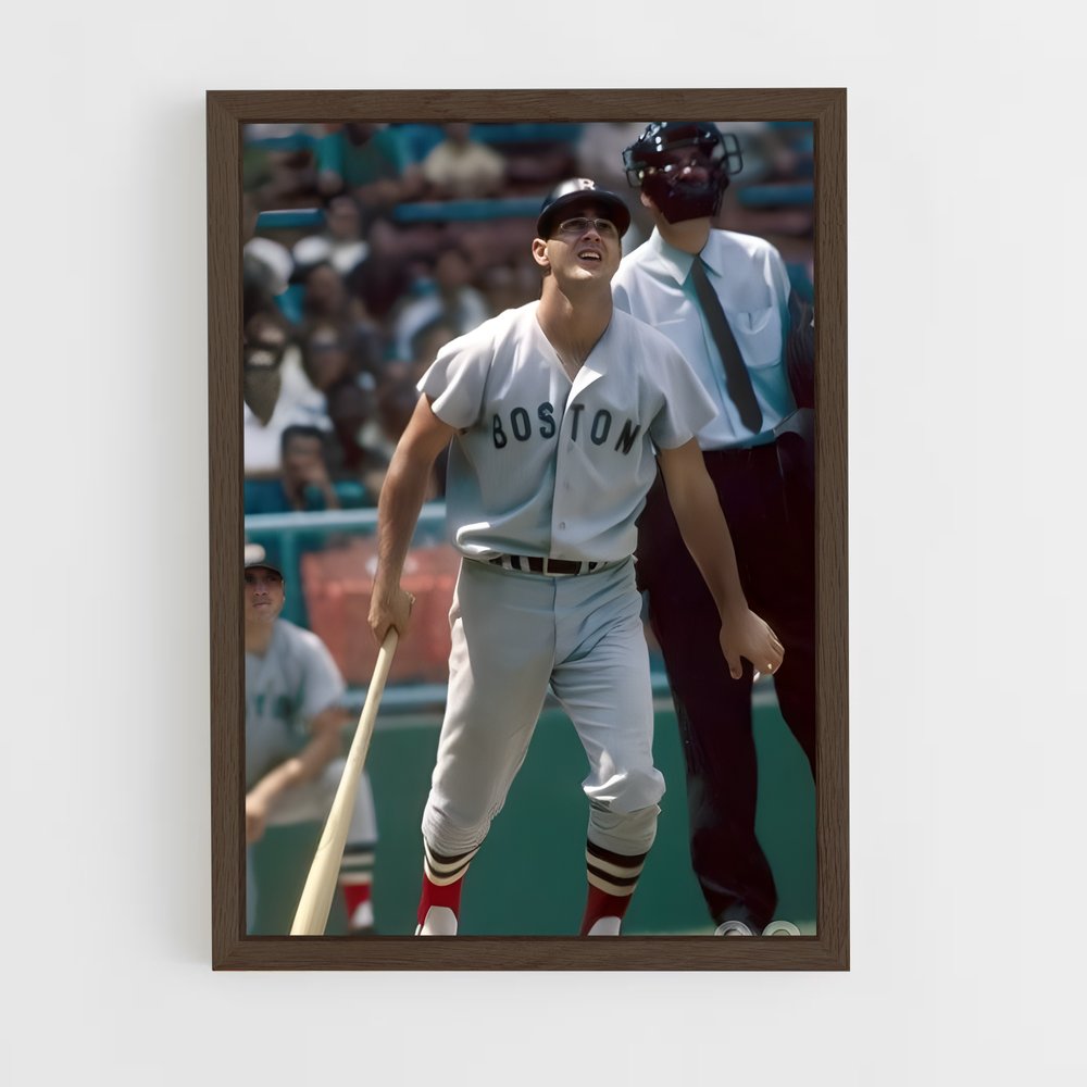 ap-carl yastrzemski-1 cadre Bois foncé