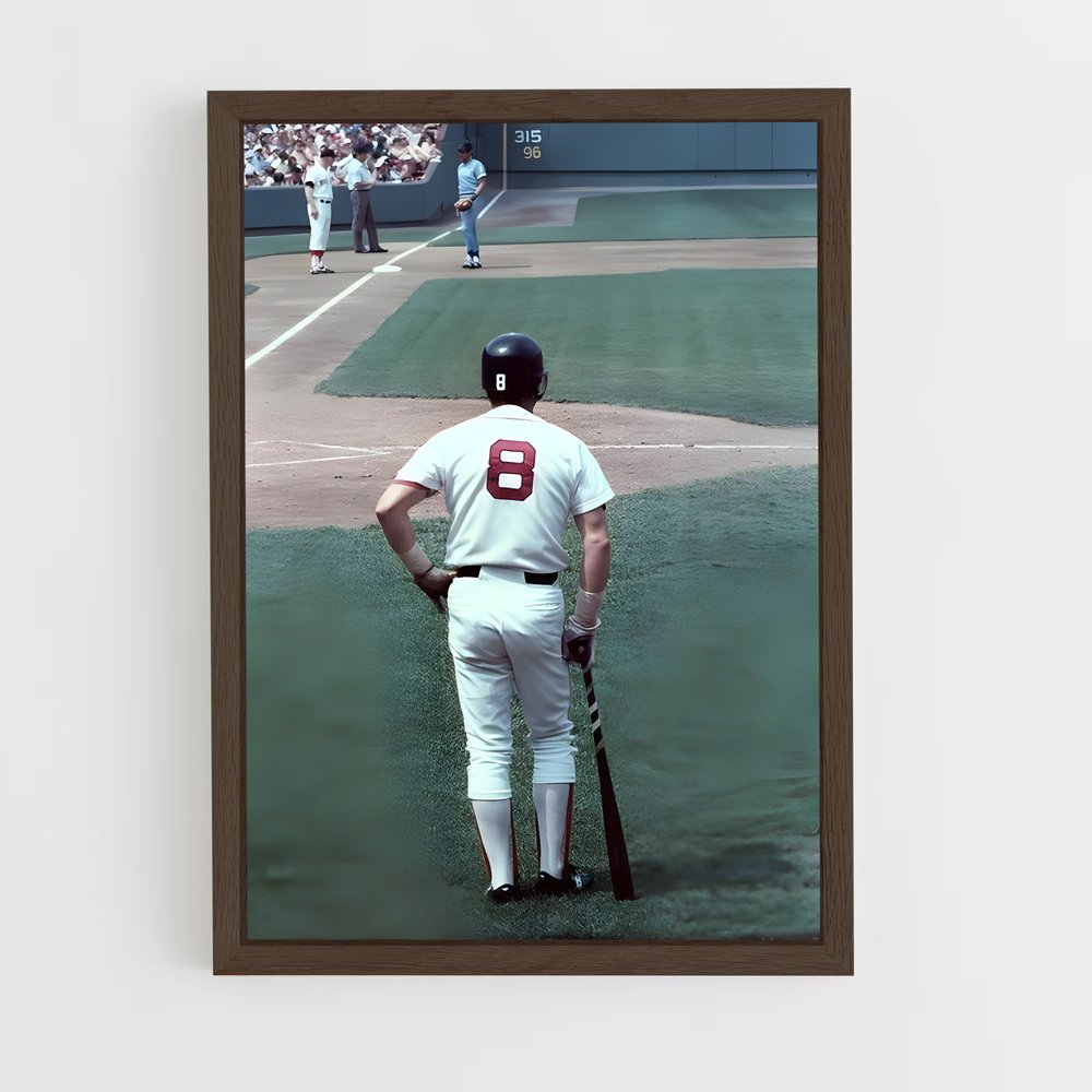 ap-carl yastrzemski-3 cadre Bois foncé