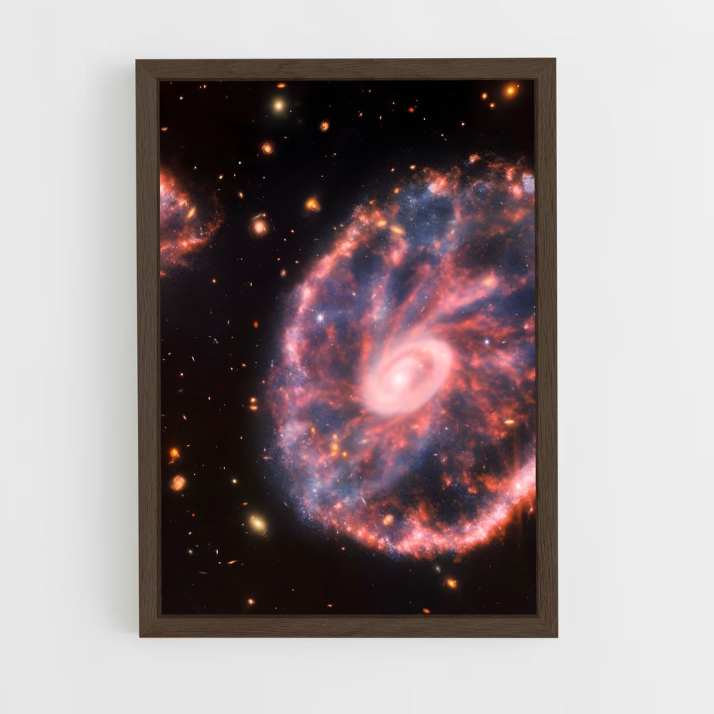 ap-cartwheel galaxy-1 cadre Bois foncé