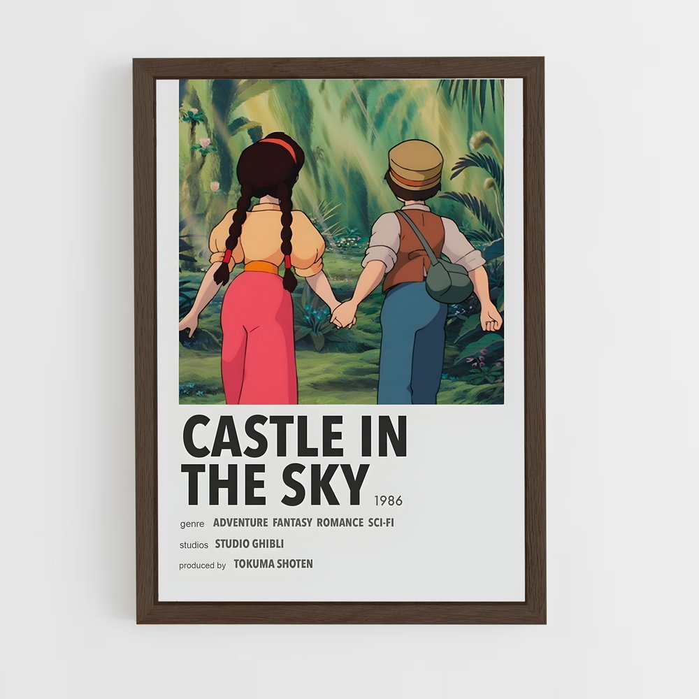 ap-castle in the sky-3 cadre Bois foncé
