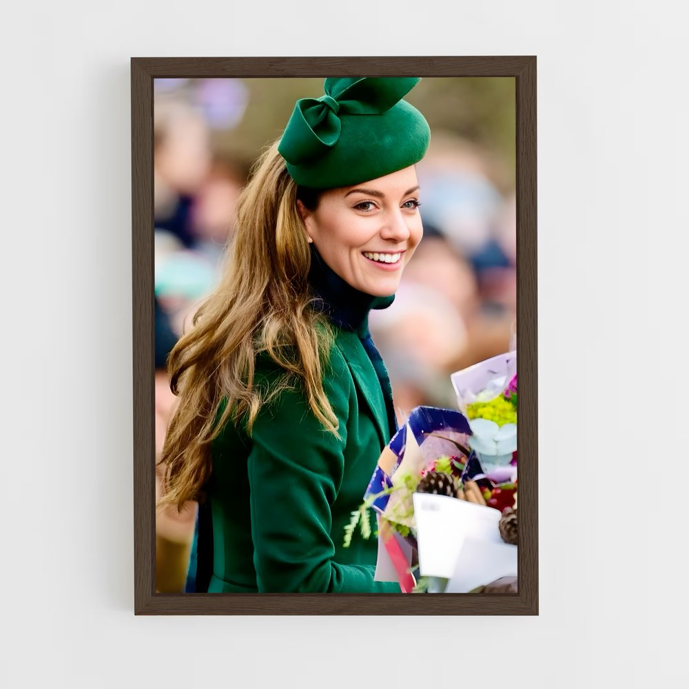 ap-catherine princess of wales-5 cadre Bois foncé