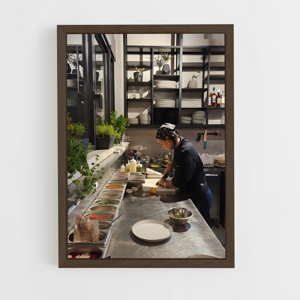ap-chef-2 cadre Bois foncé