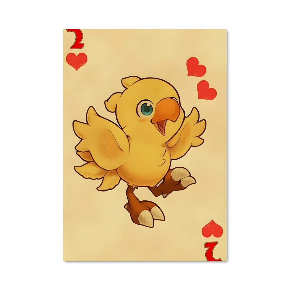 Poster Chocobo Amoureux