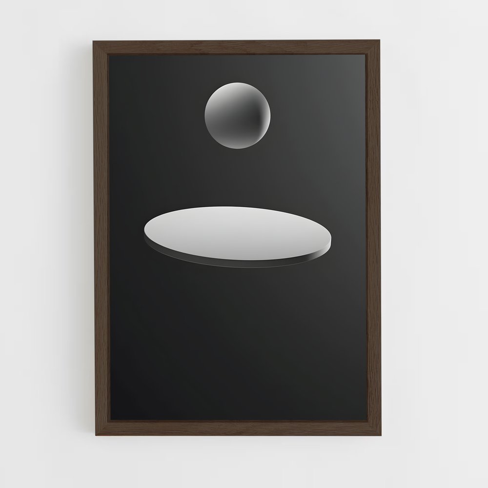 ap-cinema 4d-4 cadre Bois foncé